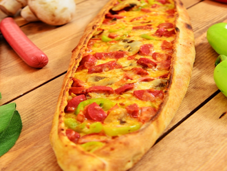 Sosisli Pide (Açık) görseli