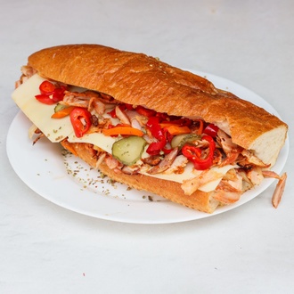 Tadım Üç Çeyrek Ekmek Arası Kaşarlı Tavuk Döner (100 Gr.) görseli