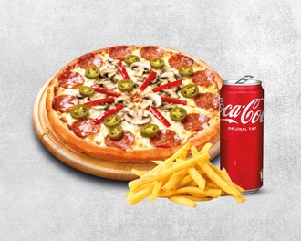 Küçük Boy Pizza Menü görseli