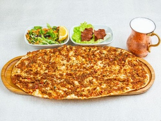 3'Lü Lahmacun + Ayran (275 Ml.) Menü görseli
