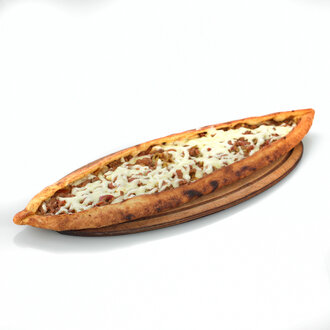 Kuşbaşılı Kaşarlı Karadeniz Pidesi görseli