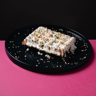 Beyaz Çikolatalı Waffle görseli