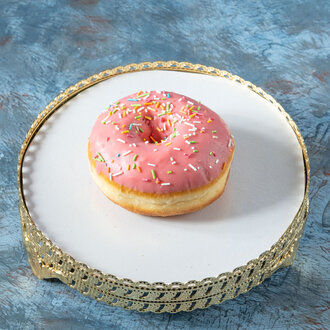 Çilekli Halka Donut (Adet) görseli