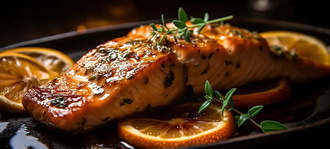 Izgara Karadeniz Somonu(350/400 Gram) Menü 1 Adet İçecek  İle görseli