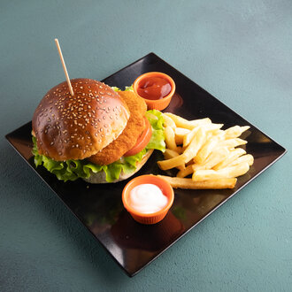 Çıtır Tavuk Burger görseli