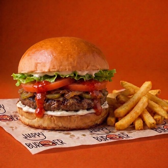 Happy Vegan Truffle Mexico Burger görseli
