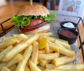 Happy Vegan Truffle Mexico Burger görseli