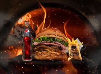 Smoked Burger Menü görseli