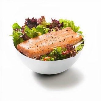 Somon Izgara Salata görseli