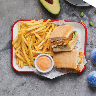 Limonlu Mezgit Schnitzel Ekmek Arası Menü görseli