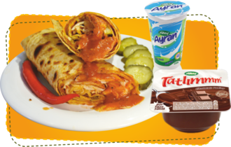 Tavuk Döner Dürüm Menü 5 görseli