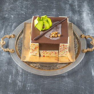 Çikolatalı Kare Pasta (No.1) görseli