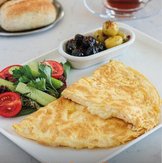 Beyaz Peynirli Omlet görseli