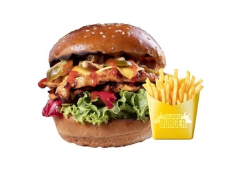 Acılı Tavuk Burger görseli