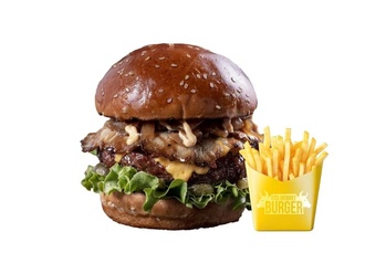 İstiridye Mantarlı Burger görseli