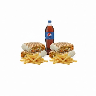 2'Li Tavuk Fileto Tacos Menü görseli