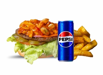 Texas Burger Menü görseli