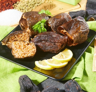 Zeytinyağlı Kuru Patlıcan Dolması (150 Gr.) görseli