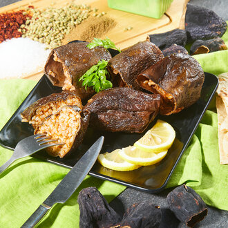 Vegan Kuru Patlıcan Dolması (500 Gr.) görseli