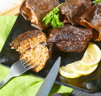 Zeytinyağlı Kuru Patlıcan Dolması (250 Gr.) görseli