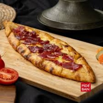 Pastırmalı Kaşarlı Pide (Açık) görseli
