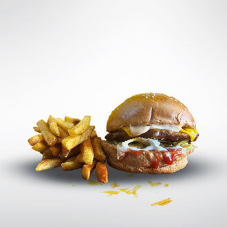 Cips Tavuk Burger görseli