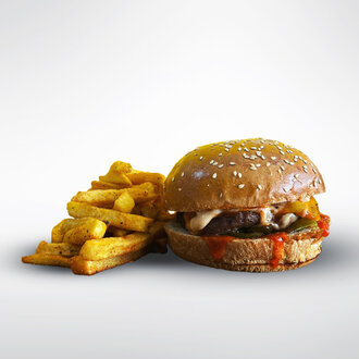 Acılı Burger görseli