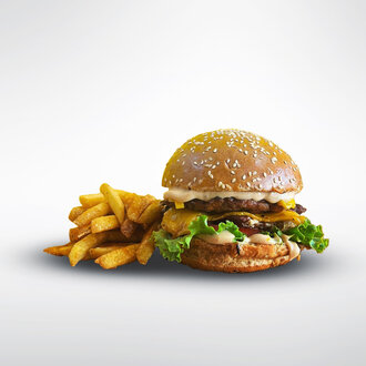 Double Tavuk Burger görseli