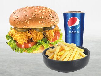 Chicken Burger Menü görseli