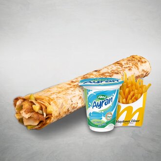 Tavuk Döner Maydonoz Large Dürüm Menü görseli