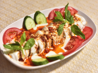 Yoğurtlu Kaşarlı Tavuk Tantuni görseli