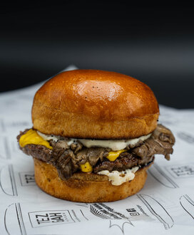 Leaf Mushroom Burger görseli