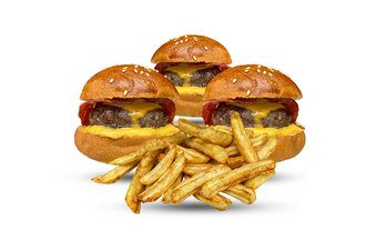 3'Lü Mini Burger görseli