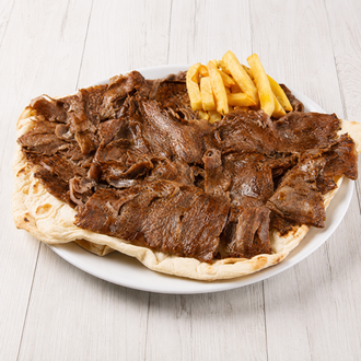 Lavaş Üstü Et Döner görseli