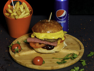 Texas Burger Menü görseli