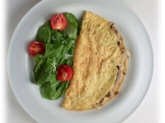 Cheddar Peynirli & Mantarlı Omlet görseli