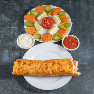 Hatay Usulü Tavuk Döner Dürüm görseli