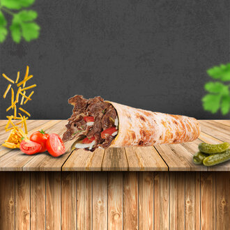 Kaşarlı Et Döner Dürüm görseli