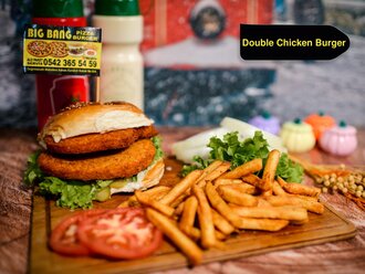 Double Chicken Burger görseli