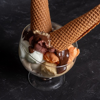 Karışık Dondurma Tabağı görseli