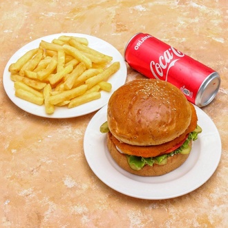 Chicken Burger Menü görseli