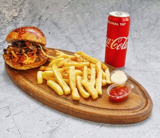 Mushroom Burger Menü görseli