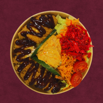 Acılı Barbekü Soslu & Çıtır Tavuk Bowl görseli