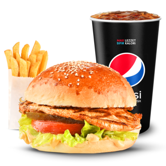 Izgara Tavuk Burger Menü görseli
