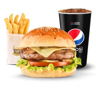 Mushroom Burger Menü görseli