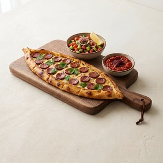 Kaşarlı Sucuklu Pide görseli