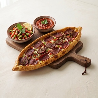 Pastırmalı Pide görseli