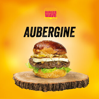 Aubergine Burger görseli