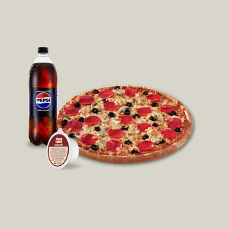 Orta Boy Pizza + Pepsi Zero Sugar (1 L.) görseli