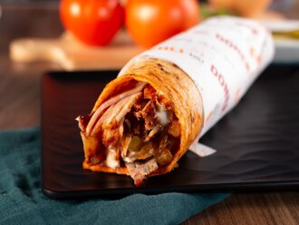 Ehli Hatay Soslu Kaşarlı Tavuk Döner Dürüm görseli